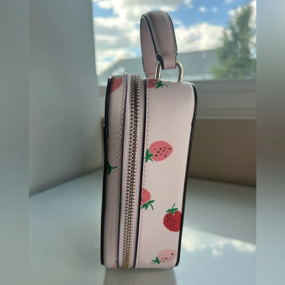 Kate Spade Strawberry Pink Small Crossbody - Picture 6 of 15